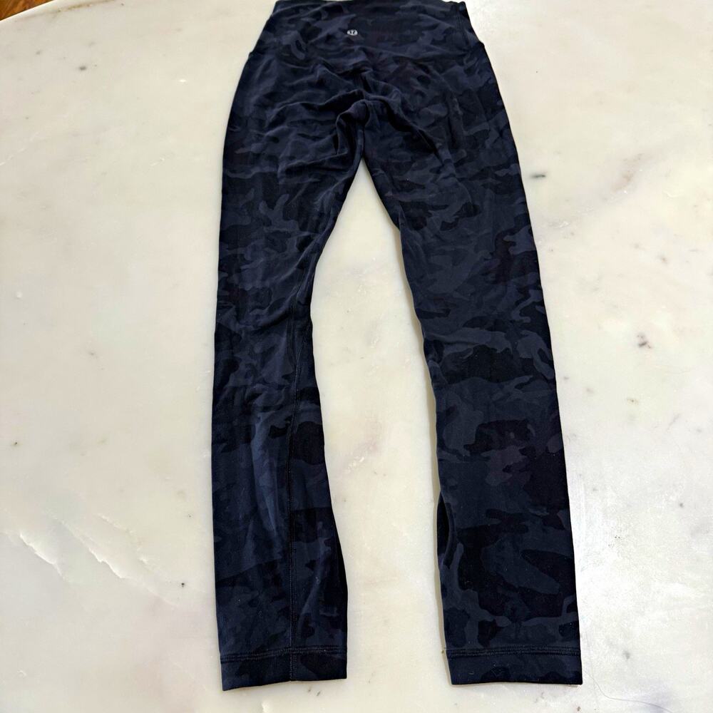 Lululemon Athletica Women’s 2 Wunder Under High Rise Ankle Camo Yoga Leggings